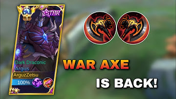 TOP 1 GLOBAL ARGUS BUILD!! ARGUS WAR AXE IS BACK!?
