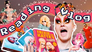 Reading Books by Drag Queens About Drag in DRAG 🦹‍♀️  |  READING VLOG