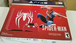 Spiderman ps4 (limited edition) PRO unboxing in INDIA