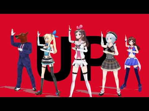 【mmd】Vtuber達でダンスロボットダンス躍らせてみた！！