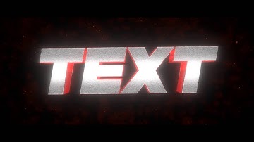 BLENDER ONLY RED SYNC INTRO TEMPLATE