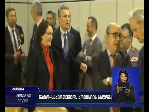ნატო-საქართველოს კომისიის სხდომა ბრიუსელში