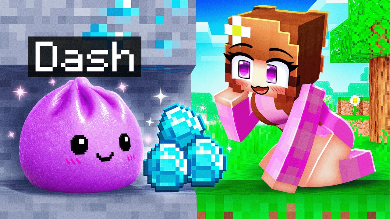 I Pretended to be a SQUISHY DUMPLING in Minecraft...