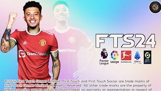 FTS 24 MOBILE OFfline (300MB) NEW UPDATE LATEST TRANSFERS & REALFACES KITS 2024 BEST GRAPHICS