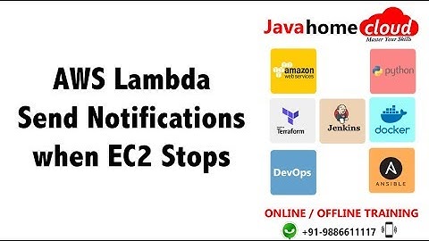 AWS Lambda : Boto3 lambda, send notification when ec2 stops