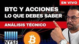 BITCOIN Y ACCIONES - ¡LO QUE TIENES QUE SABER! ANÁLISIS TÉCNICO DE LOS MERCADOS 06-FEB-2024