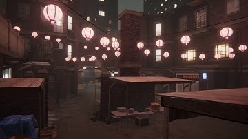 Modular City Alley Pack - Unity HDRP Demo Video
