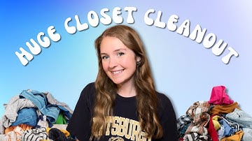trying on EVERYTHING in my closet for summer | huge clothing declutter & wardrobe cleanout