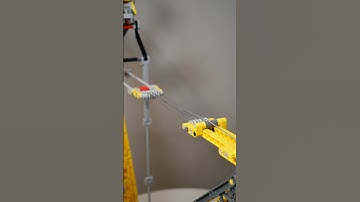 Technic Crane Polyspast #shorts #kirtech #lego #technic #lab #review #set #Liebherr #crane #pieces