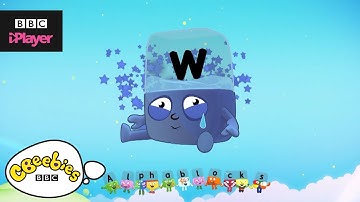 Learn letter "w" with the Alphablocks Magic Words | CBeebies