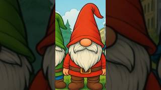 Whimsical Gnomes Around the World Printable Coloring Book PDF