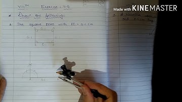 Class:8 Chapter:4 Practical Geometry     ex:4.5 Q:1