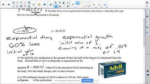 Modeling with Exponential Functions Video #1