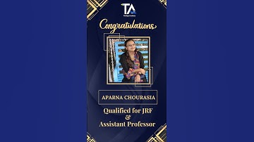 Qualified JRF in Labour Welfare Code-55||Congratulations Aparna Chourasia 👍 #jrf #ugcnet #hrm