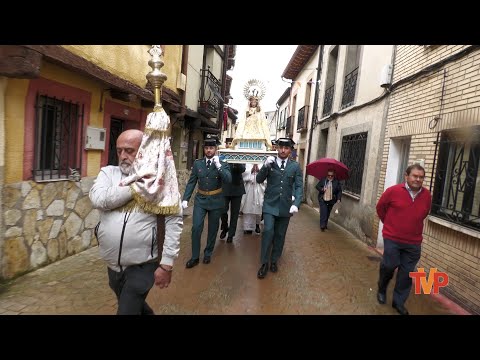 La Guardia Civil saca en procesión a la Virgen del Pilar - Huerta de Rey 2024