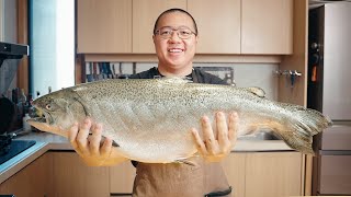 How to turn a whole salmon into 6 dishes | 最顶级的三文鱼，1580的整条帝王鲑该怎么吃？ by Chefitect Yang 1,364 views 9 months ago 5 minutes, 41 seconds