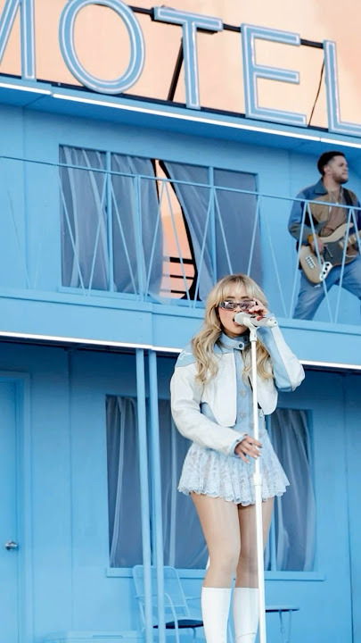 Sabrina Carpenter Coachella Edit 🩵 #music #spedup #espresso #sabrinacarpentertour