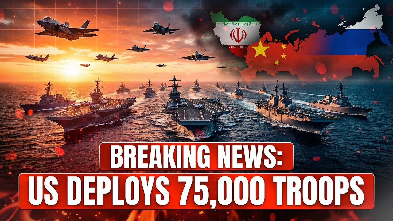 US DEPLOYS 75,000 TROOPS for RED SEA STRIKE – Then IRAN, CHINA & RUSSIA LAUNCH FULL TRAP
