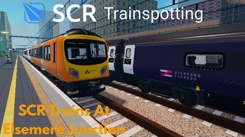 SCR Trainspotting  SCR Trains At Elsemere Junction 26/08/2025