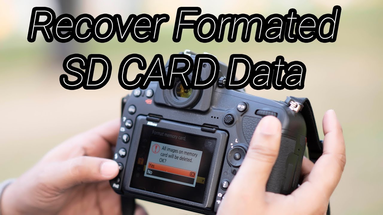 How to recover sd card data after format youtube