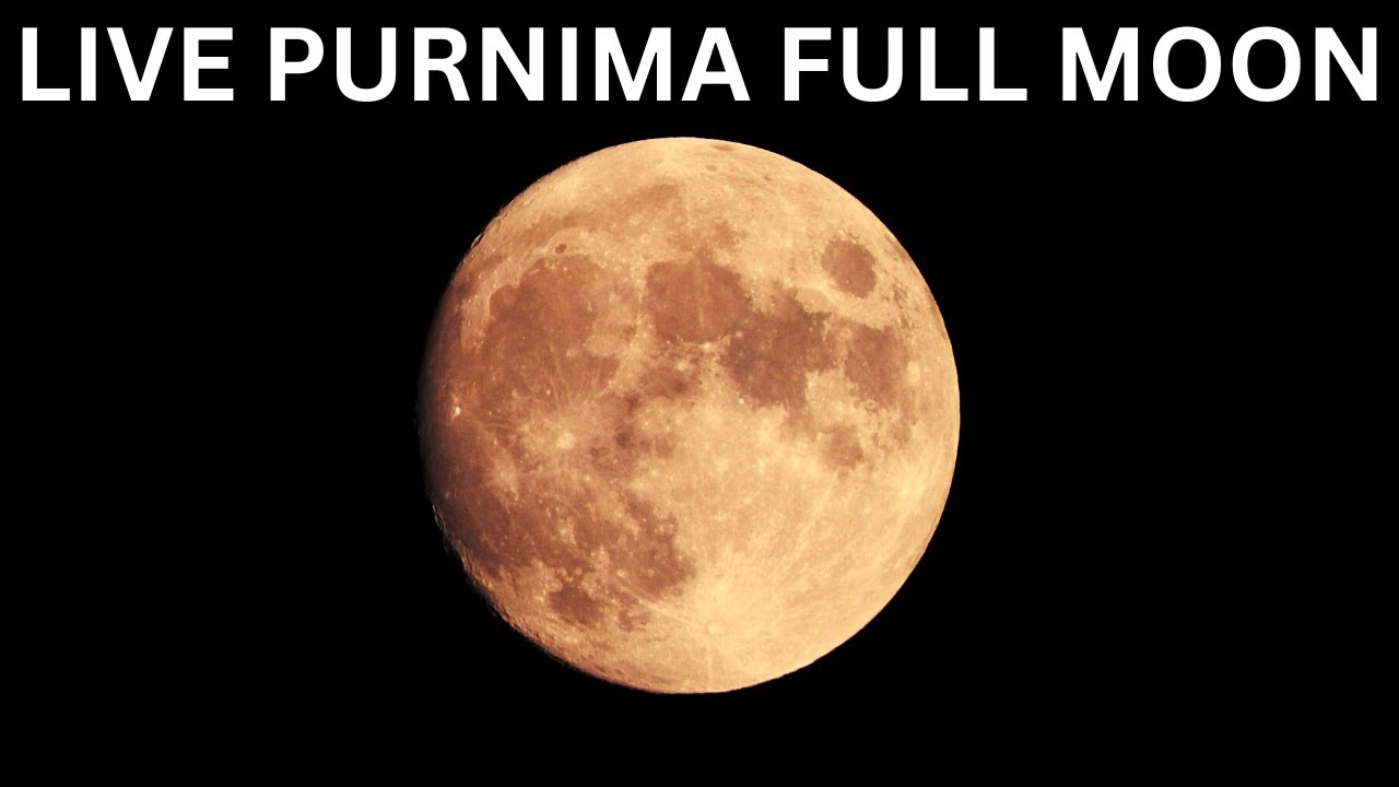 LIVE Purnima Full Moon Today IndianVloggerRajashri YouTube