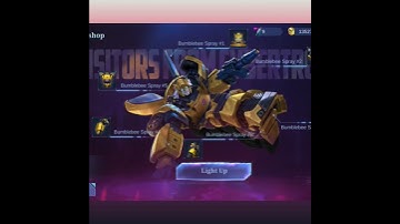 Got you! Bumblebee Transformers skin! Phase 4, MLBB x Transformers event #shorts