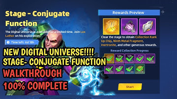 STAGE-CONJUGATE FUNCTION(DIGITAL UNIVERSE)100% COMPLETE WALKTHROUGH | DC Worlds Collide