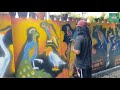 melukis di tembok aneka burung