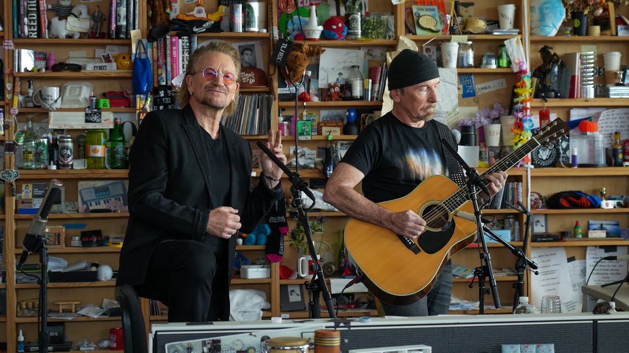 Bono and the edge tiny desk