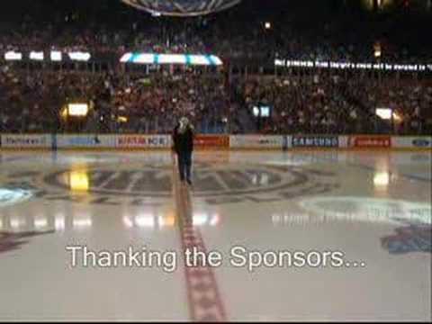 CISN Country's Mike McGuire gets the nod to serve as emcee for the broadcast of Game 7 in front of a sold-out 15000 fans at Rexall Place. While the Oilers didn't win the cup, it was still an amazing show of support for the team!