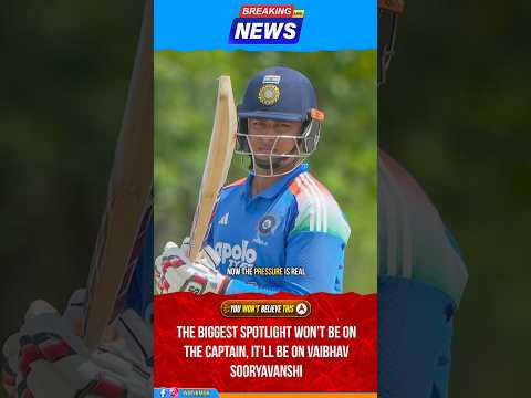 Vaibhav Sooryavanshi becomes the youngest player to debut in international cricket 🤯🏏