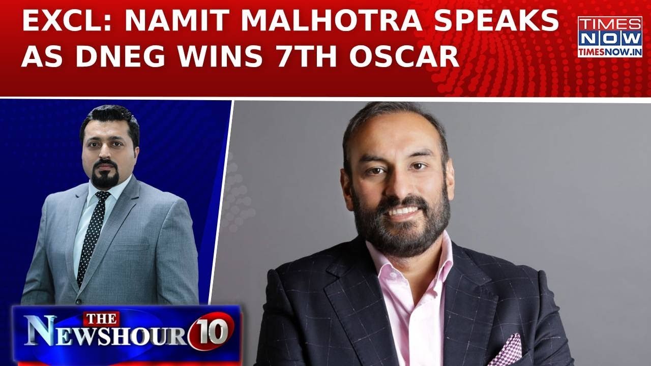 Exclusive: Namit Malhotra Reacts After DNEG Wins 7th Oscar For India, 8th Overall | Newshour