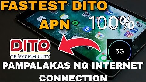 PAMPALAKAS NG INTERNET CONNECTION|FAST DITO APN SETTINGS|GOOD FOR ALLNETWORK