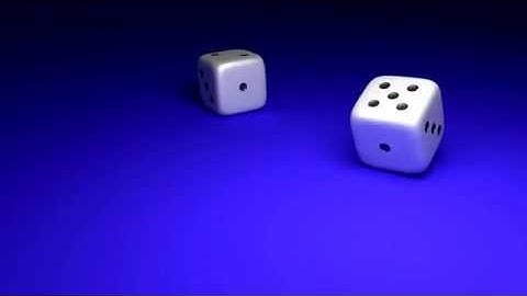 rolling dice animation(made with blender)