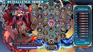 Blazblue Central Fiction | All Nine the Phantom Challenges