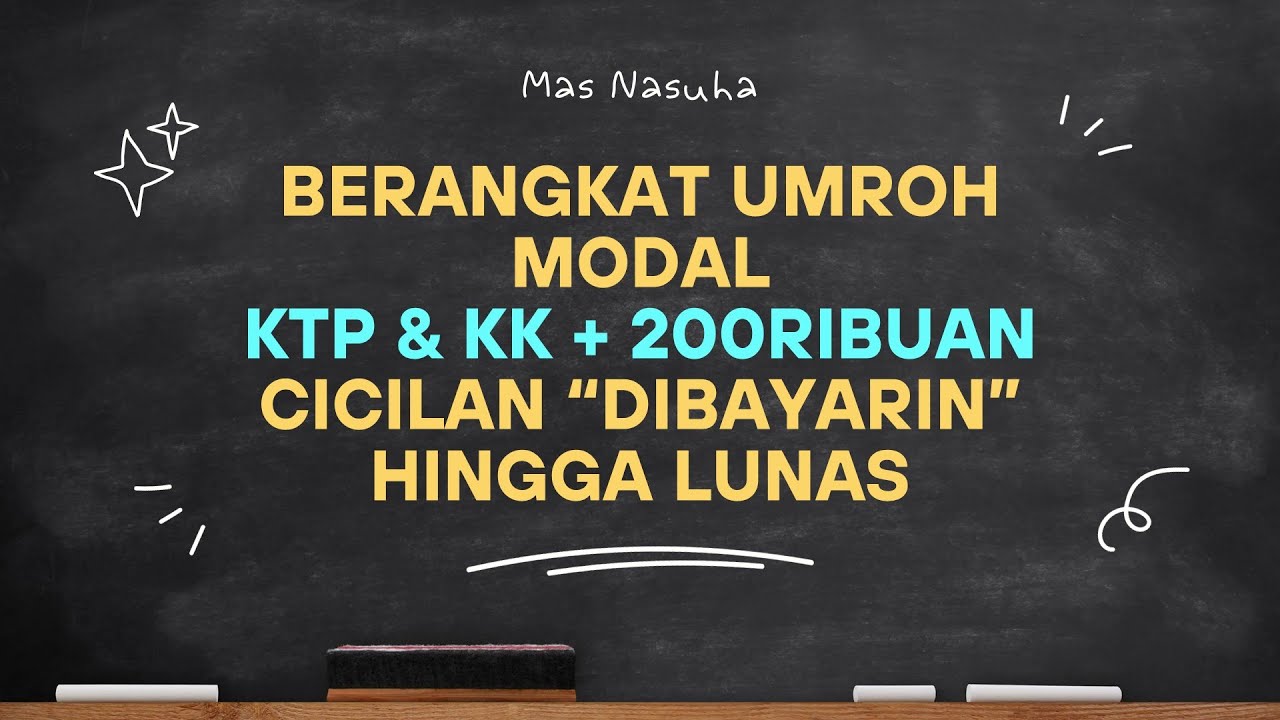 Video penjelasan program Umroh Mudah Plus