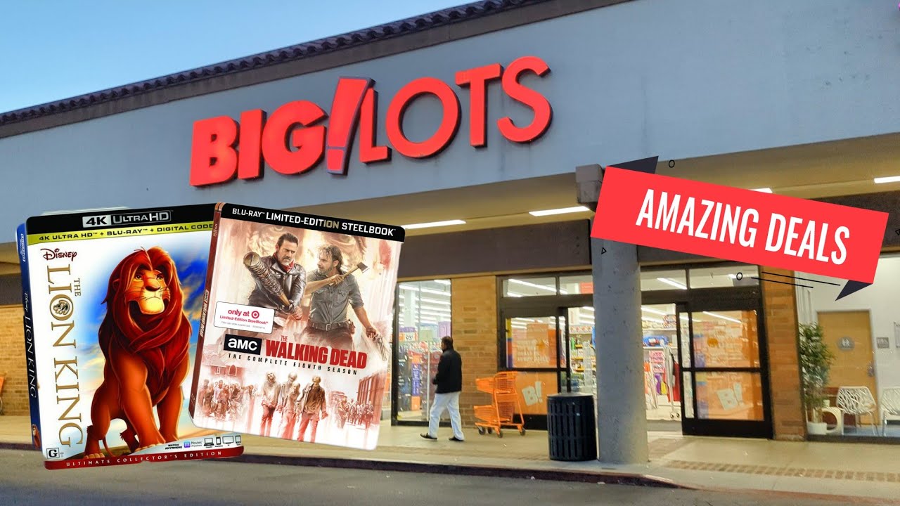 I Found Some GREAT BluRay , 4K and DVD Finds at Big Lots! YouTube