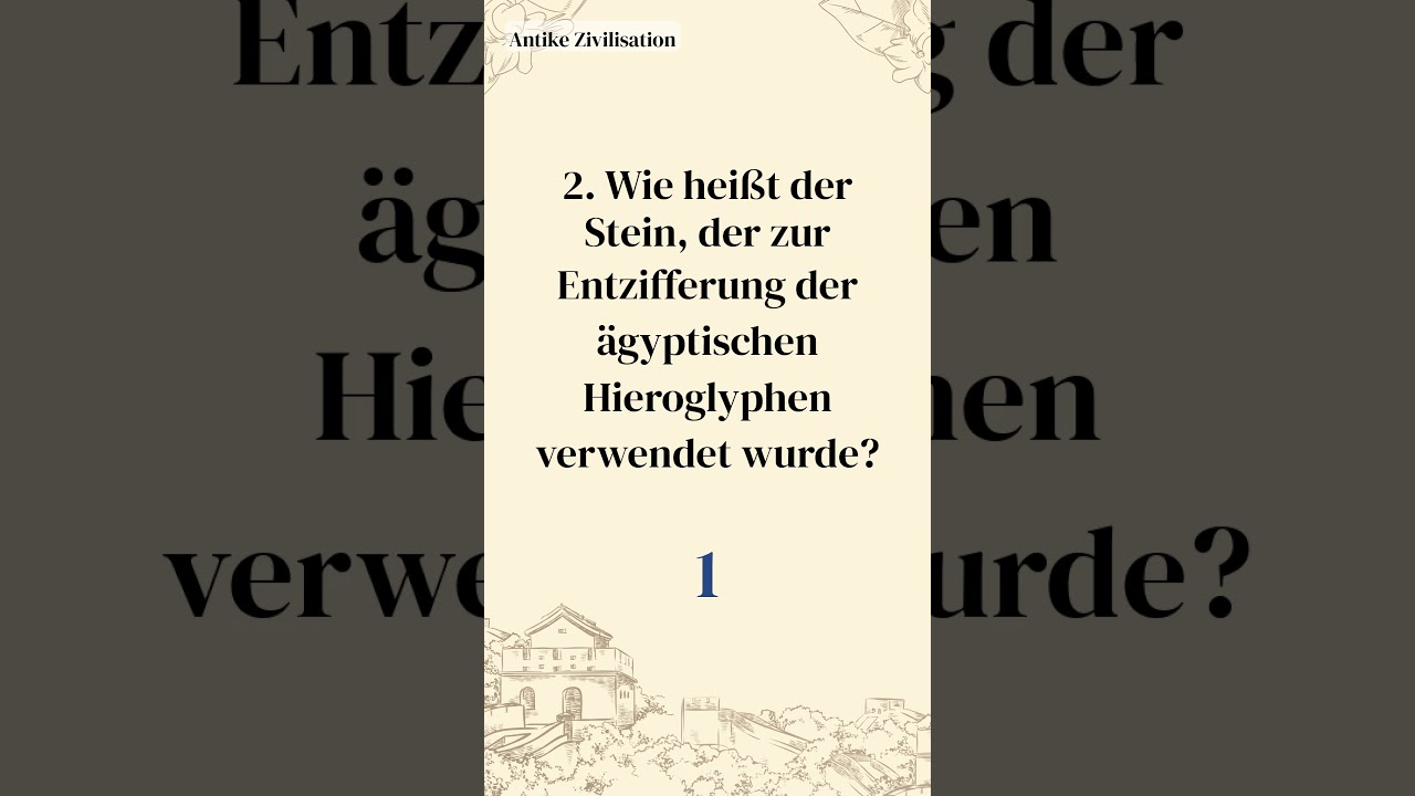60 Sekunden, durch die legendärsten Momente - Geschichts-Quiz in 1 Minute (193)