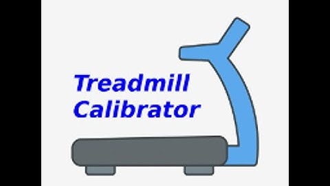 Treadmill Calibrator - A Demonstration