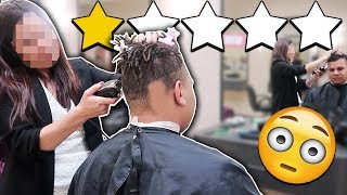 Getting a HAIRCUT At The WORST REVIEWED BARBER In My City (1 STAR)