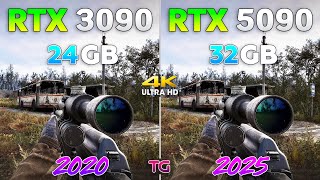 RTX 3090 vs RTX 5090 - Test in 10 Games | 4K