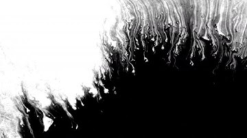 Black Ink Bleed On White Stock Video