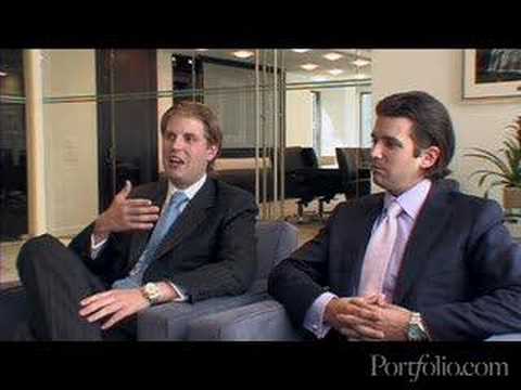 Eric and Donald Trump Jr. reveal some early lessons on finance and trust.