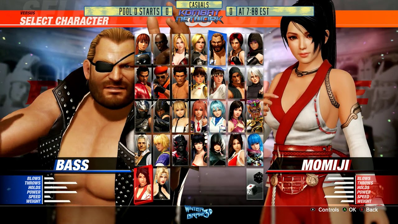 WB3D 2020 - Dead or Alive 6 Casuals