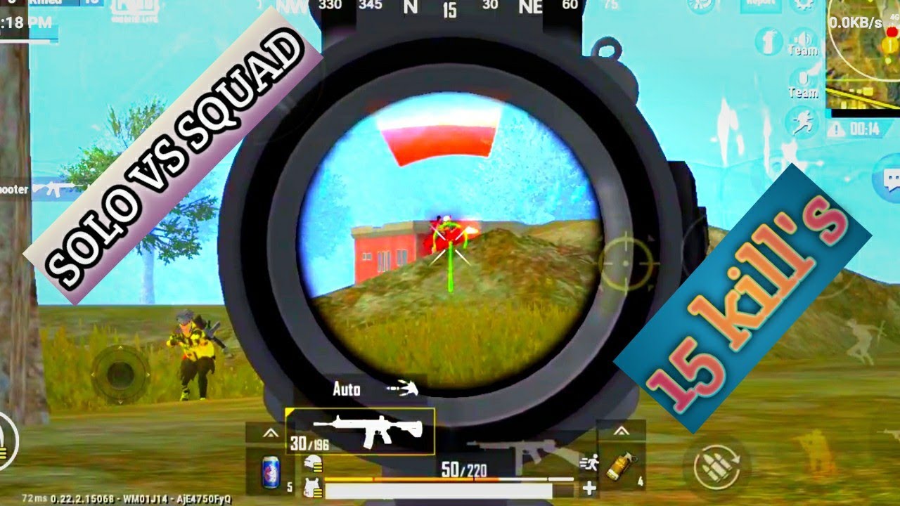 solo vs squad 15 kills pubg mobile lite gameplay - YouTube
