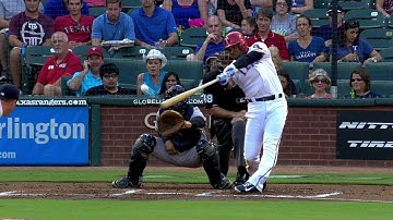 NYY@TEX: Andrus opens scoring with an RBI single