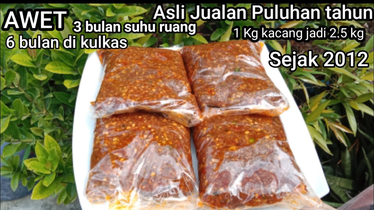 Resep Bumbu Pecel 1 KG UNTUK JUALAN