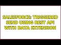Salesforce triggered send using rest api with data extension