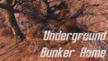 Underground Bunker Home [Fallout 4 Mod][XBOXONE/PS4/PC][New]