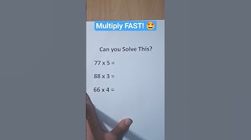 Multiplication Tricks To Make Mathematics Fun and Easy! 😉 #maths #multiplication   #mathtricks